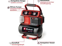 Einhell Akku-Kompressor TE-AC 18/75 Li Set EX CH
