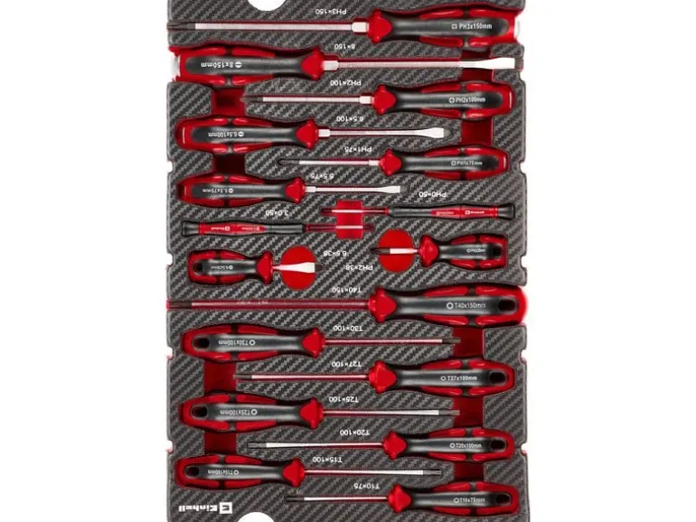 Einhell E-Case 17-tlg., Chrom-Vanadium-Stahl