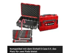 Einhell Einleger E-Case Gabelringschlüssel-Set, 19-teilig,