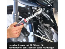 Einhell Einleger E-Case Stecknüsse und Ratschen, 60-tlg.