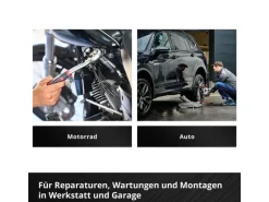 Einhell Einleger E-Case Stecknüsse und Ratschen, 60-tlg.