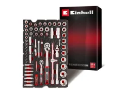 Einhell Einleger E-Case Stecknüsse und Ratschen, 60-tlg.