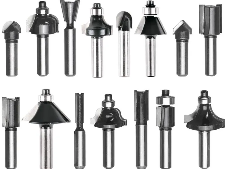 Einhell Fräserset Ø 8 mm 15-teilig