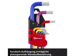 Einhell Innensechskantschlüssel-Set 9-Tlg.