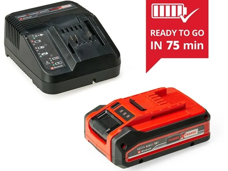 Einhell Kompressor 18/380 Akku, 1.38 bar, 380 l/min Kit (1 x 4.0Ah)