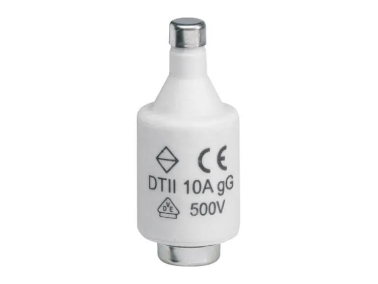 Elektromaterial Schmelzsicherung DII E27 10A 500 V gG mit Melder 5 Stück
