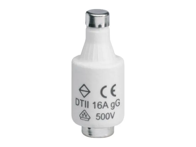 Elektromaterial Schmelzsicherung DII E27 16A 500 V gG mit Melder 5 Stück