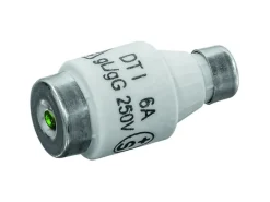 Elektromaterial Schmelzsicherung DTI 6A Träge 5 Stück