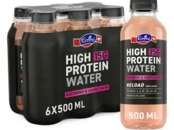 Emmi HIGH PROTEIN WATER Himbeere Holunder 6 x 500 ml