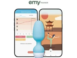 Emy Beckenbodentrainer mit App-Steuerung Blau Weiss