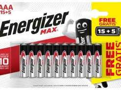 Energizer Batterie MAX AAA , 20 Stück
