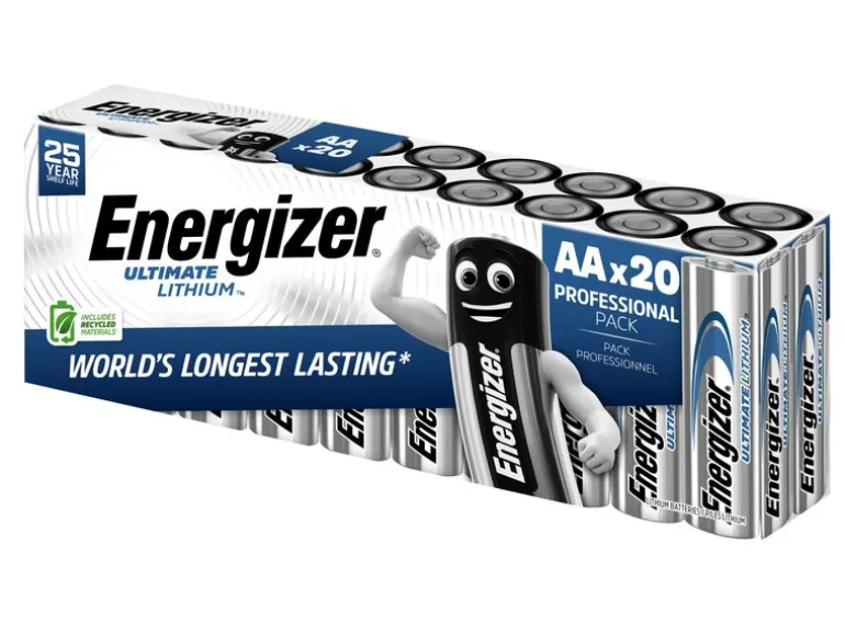 Energizer Batterie Ultimate Lithium AA , 20 Stück