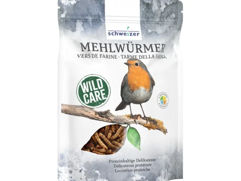 Eric Schweizer Vogelfutter Mehlwürmer, 250 g