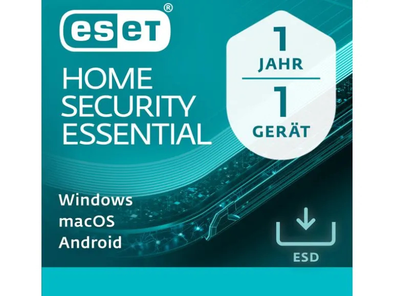 ESET HOME Security Essential ESD, Vollversion, 1 User, 1 Jahr