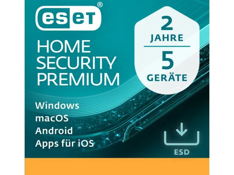 ESET HOME Security Premium ESD, Vollversion, 5 User, 2 Jahre