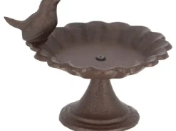 Esschert Design Vogeltränke mit Fuss, 1 Vogel