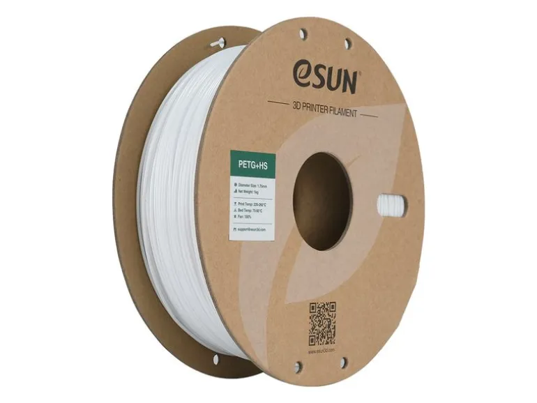 eSun Filament PETG+ HS Weiss 1.75 mm 1 kg