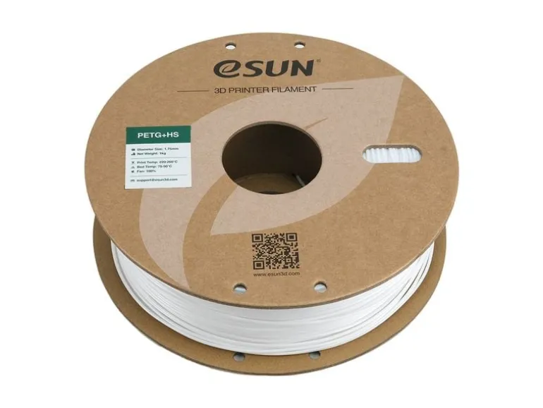 eSun Filament PETG+ HS Weiss 1.75 mm 1 kg