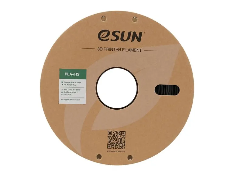 eSun Filament PLA+ HS Schwarz 1.75 mm 1 kg
