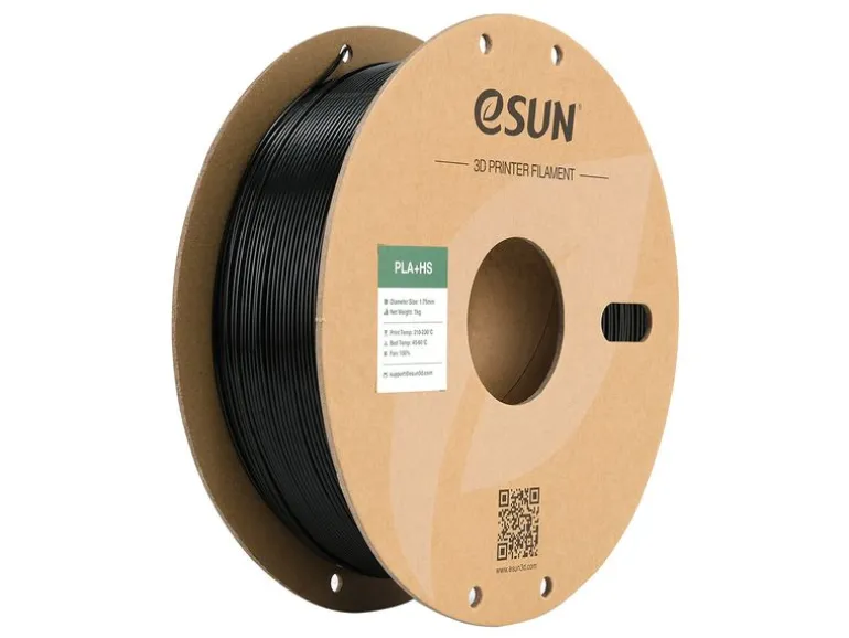 eSun Filament PLA+ HS Schwarz 1.75 mm 1 kg