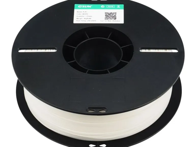 eSun Filament PLA+, Weiss 1.75 mm 1 kg