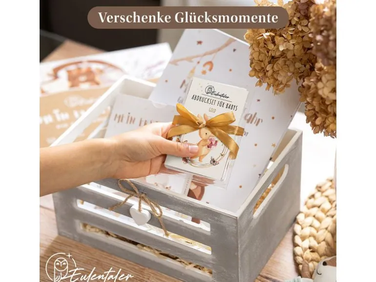 Eulentaler Abdruckset Baby, Gold