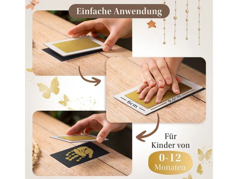 Eulentaler Abdruckset Baby, Gold