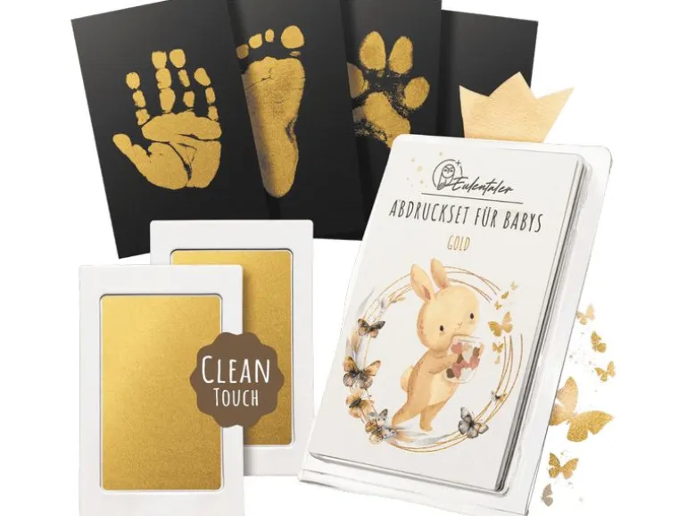 Eulentaler Abdruckset Baby, Gold