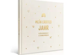Eulentaler Babyalbum Gold Leinen, 92 Seiten
