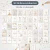 Eulentaler Meilensteinkarten Baby, Scandi, Karton, Beige