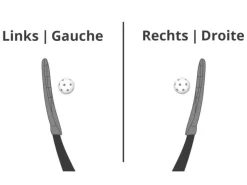 Eurostick Unihockey Set Tribal Junior, 2 Stöcke und 1 Ball