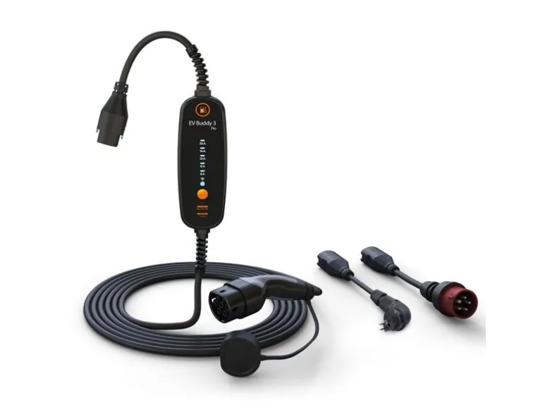 EV Buddy Mobile Ladestation EV Buddy 3 Pro 22kW, 6.5m, Bluetooth