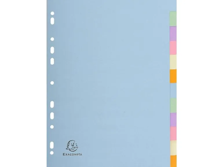 Exacompta Register A4 12 Taben