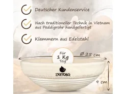 Exitoso Gärkörbchen zum Brotbacken Ø 25 cm