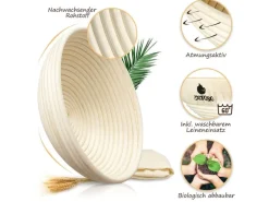 Exitoso Gärkörbchen zum Brotbacken Ø 25 cm