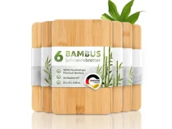 Exitoso Schneidebretter aus Bambus 14 cm  x 22 cm