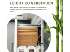 Exitoso Schneidebretter aus Bambus 14 cm  x 22 cm