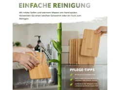 Exitoso Schneidebretter aus Bambus 14 cm  x 22 cm
