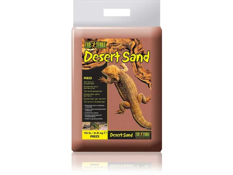 Exo Terra Bodensubstrat Desert Sand, Rot, 4.5 kg