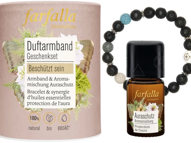 Farfalla Geschenkset Duftarmband Beschütztsein 5 ml