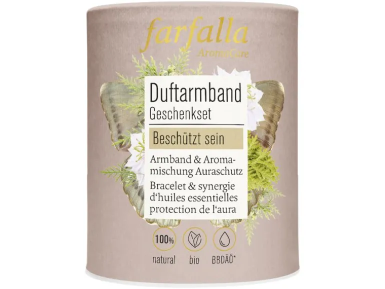 Farfalla Geschenkset Duftarmband Beschütztsein 5 ml