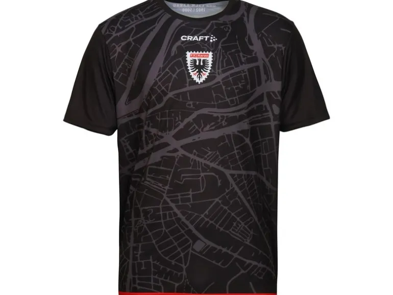 FC Aarau FCA Jersey Warm Up Shirt 26/27 Schwarz, M
