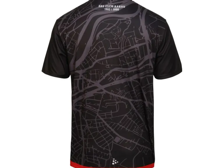 FC Aarau FCA Jersey Warm Up Shirt 26/27 Schwarz, M