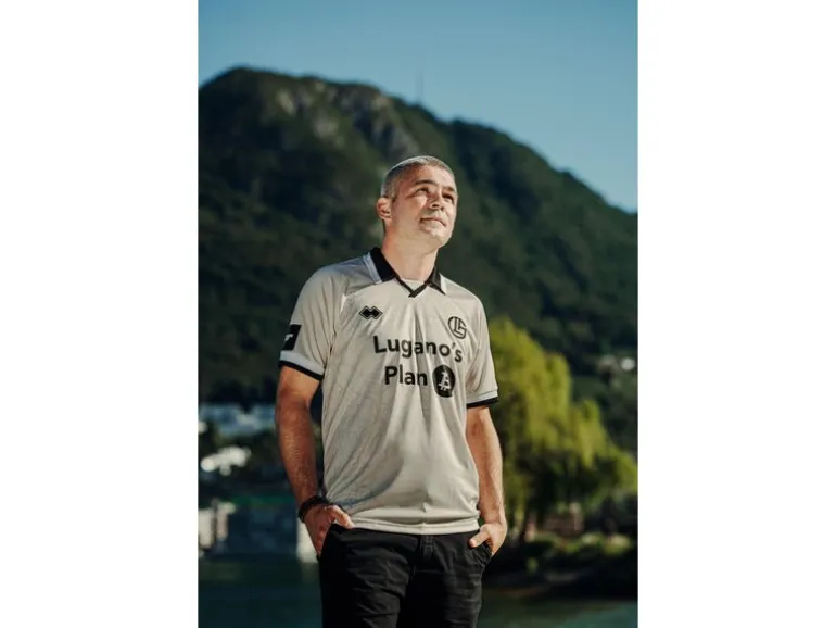 FC Lugano Jersey Third 26/27 M, Weiss