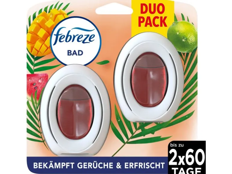 Febreze Bad Lufterfrischer exotische Früchte Duo 16 ml