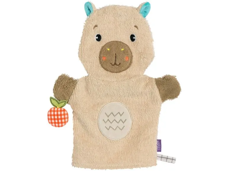 fehn Bade-Set «Capybara Clara» Kapuzenbadetuch