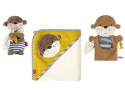 fehn Bade-Set «Otter Theo» Frottee, Musselin, mehrfarbig