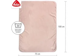fehn Geschenkset Kuscheldecke Flamingo