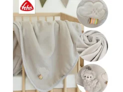 fehn Geschenkset Kuscheldecke Faultier