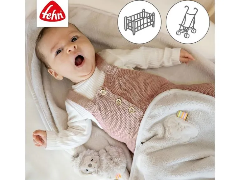 fehn Geschenkset Kuscheldecke Faultier